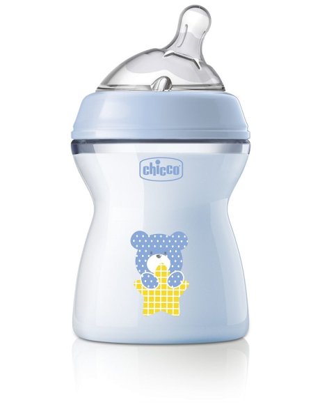CHICCO BIBERON NAT FEEL PP 2M+ 250 ML BIMBO