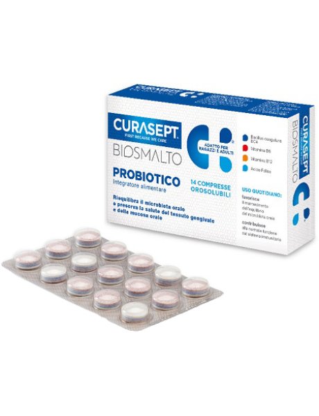 BIOSMALTO Probiotico 14 Cpr