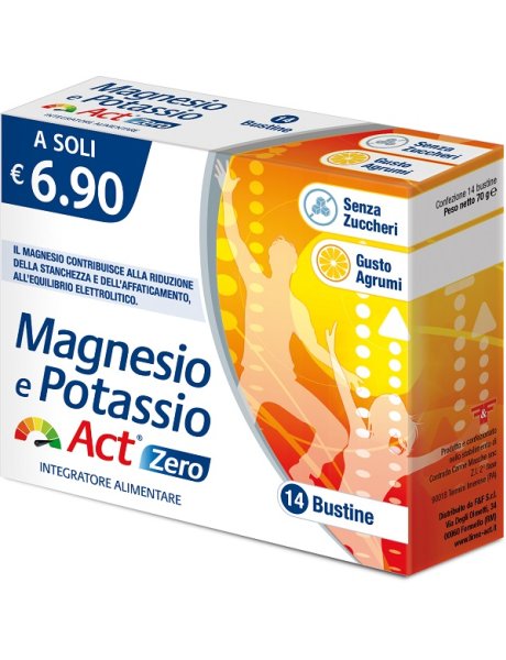 MAGNESIO POTASSIO ACT ZERO14BS