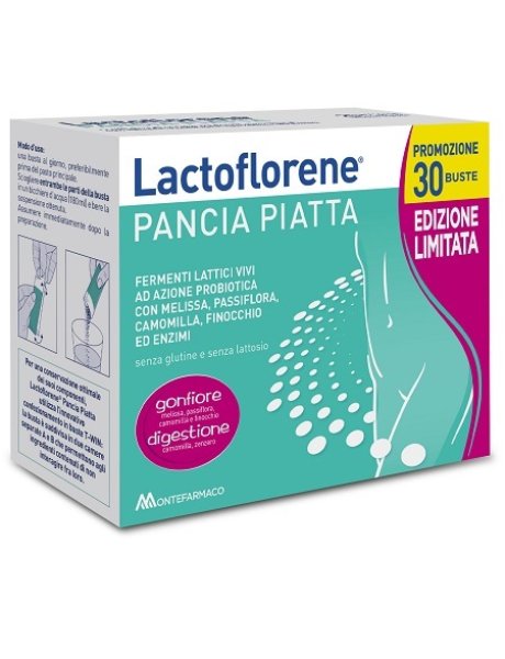 LACTOFLORENE PANCIA PIATTA SPECIAL PACK 30 BUSTINE