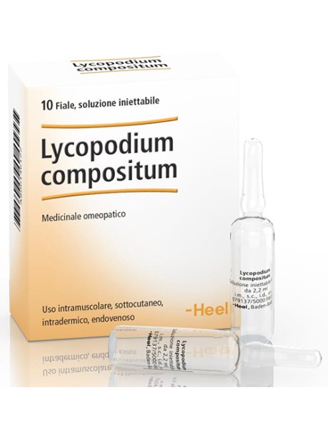 HEEL LYCOPODIUM COMPOSITUM 10 FIALE DA 2,2 ML L'UNA