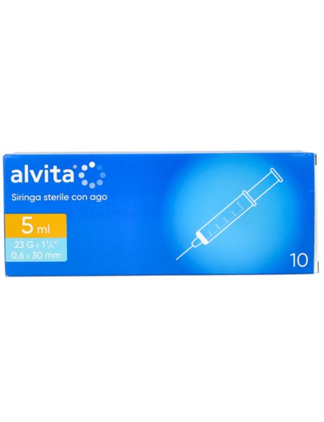 ALVITA SIRINGA 5ML 23G 10P