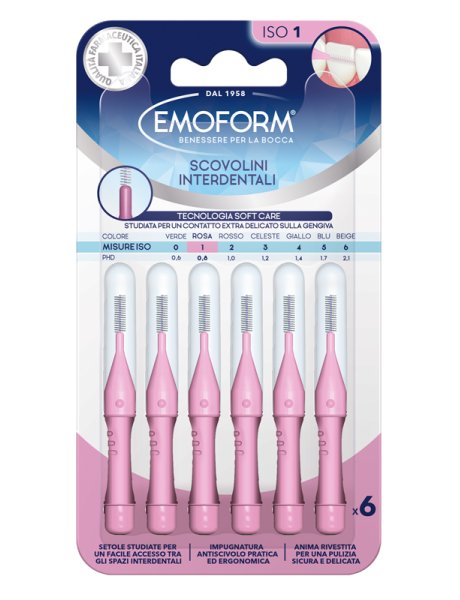 EMOFORM Scov.ISO 1 Rosa 6pz