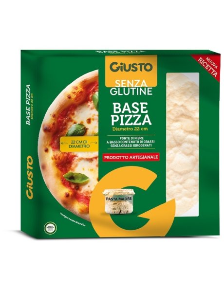GIUSTO S/G BASE PIZZA 190G