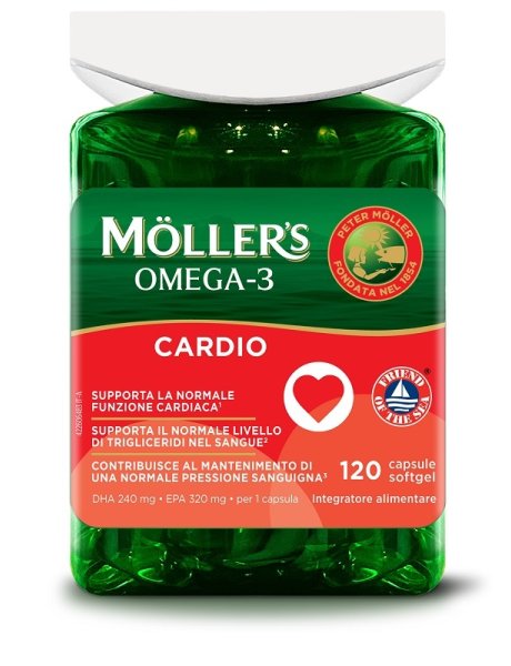 MOLLER'S Omega3 Cardio 120 Cps