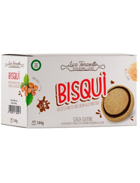 BISQUI' BISCOTTO FARCITO CREMA NOCCIOLA 144 G