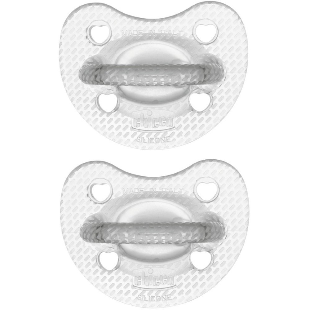 CHICCO GOMMOTTO SILICONE CRYSTAL 16-36 MESI 2 PEZZI