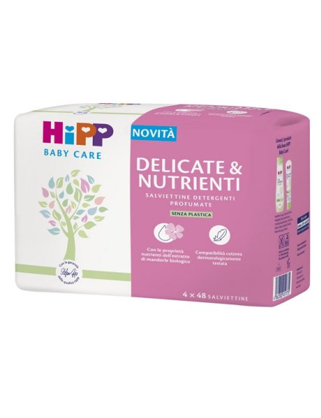 HIPP SALVIETTINE DEL MULTIPACK 4 pacchetti da 48 salviette.
