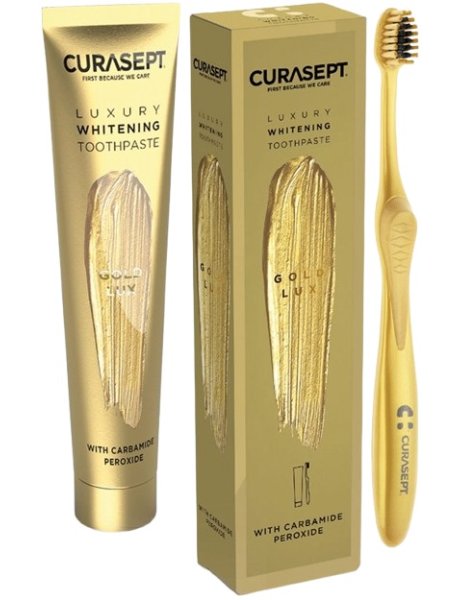 CURASEPT GOLD LUXURY WHITE75ML
