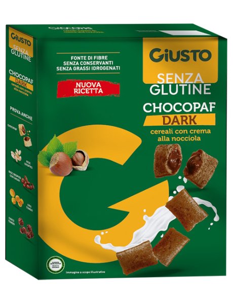 GIUSTO S/G Choco Paff.Dark250g