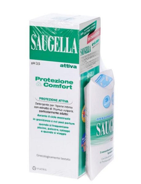SAUGELLA ATTIVA 250ml+Assorb.