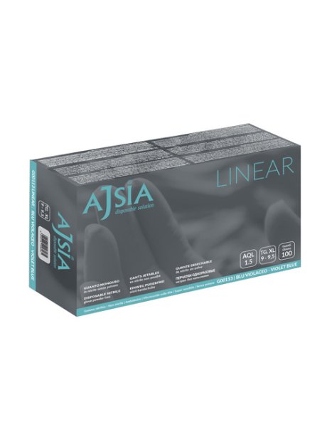 AJSIA Guanti NITRILE XL 100pz