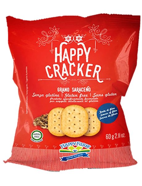 HAPPY FARM Crackers Grano Sar.