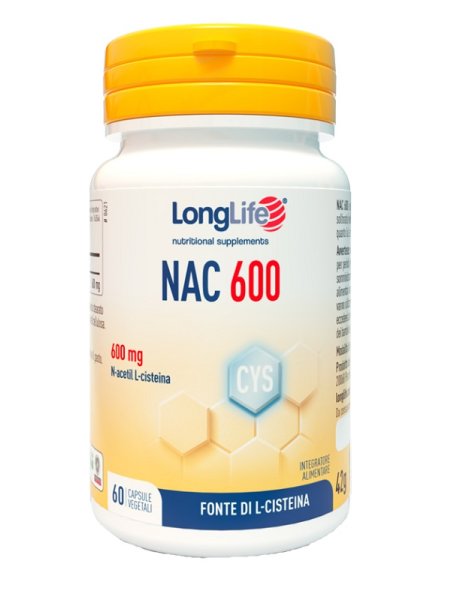 LONGLIFE NAC 600MG 60 CAPSULE