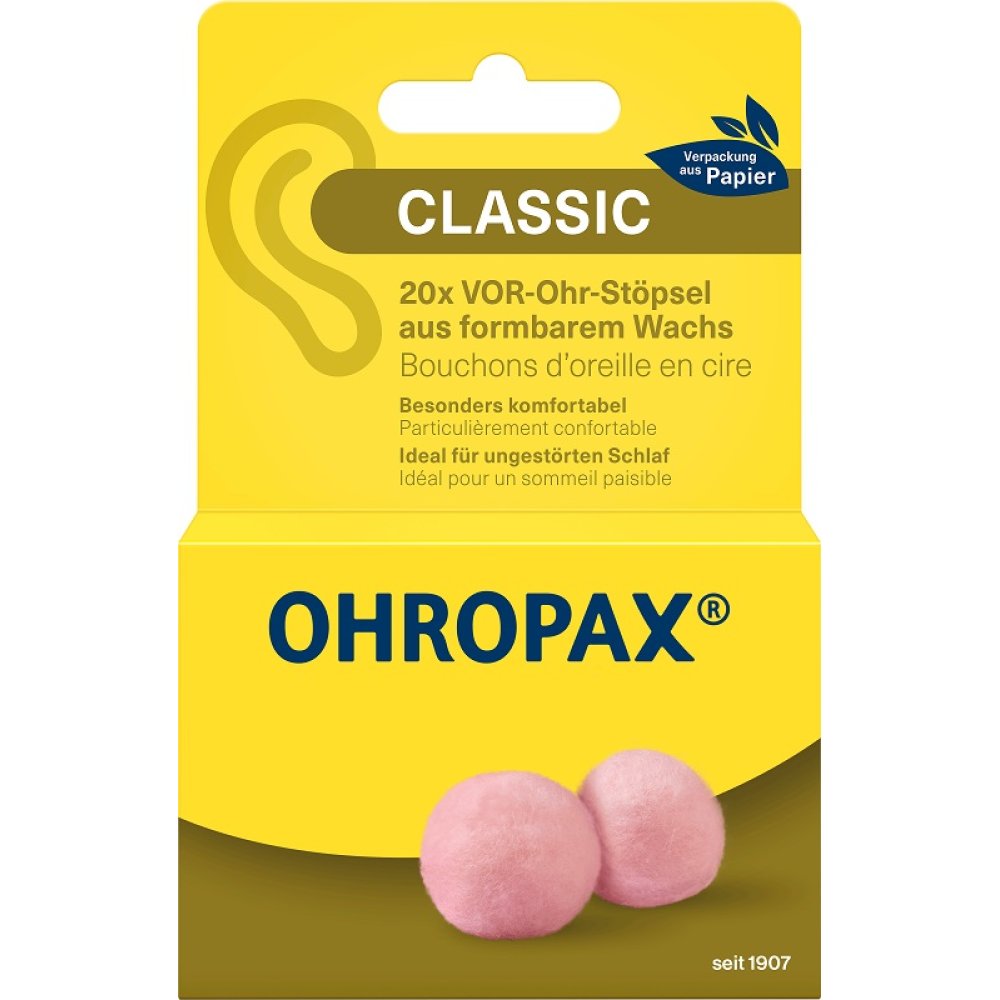 OHROPAX Tappi Aur.Cera 20pz OHROPAX Tappi Aur.Cera 20pz
