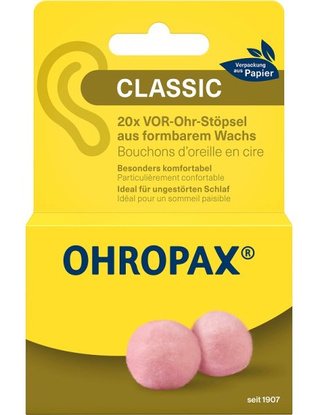 OHROPAX Tappi Aur.Cera 20pz OHROPAX Tappi Aur.Cera 20pz