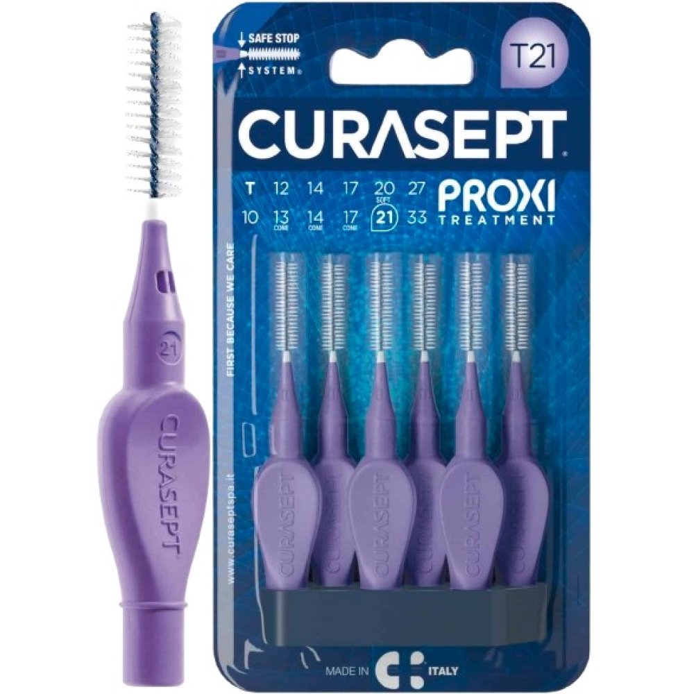 CURASEPT PROXI T21 VIOLA/PURPLE 6 PEZZI