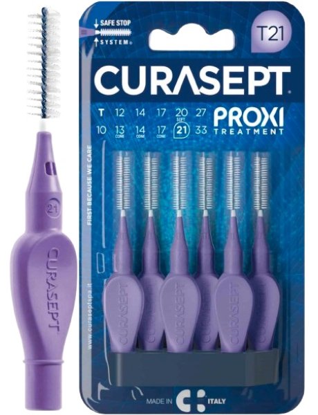 CURASEPT PROXI T21 VIOLA/PURPLE 6 PEZZI