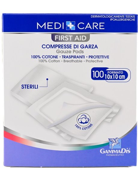 GARZA COTONE 10X10CM 100PZ