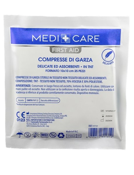 GARZA TNT 10X10CM 25PZ