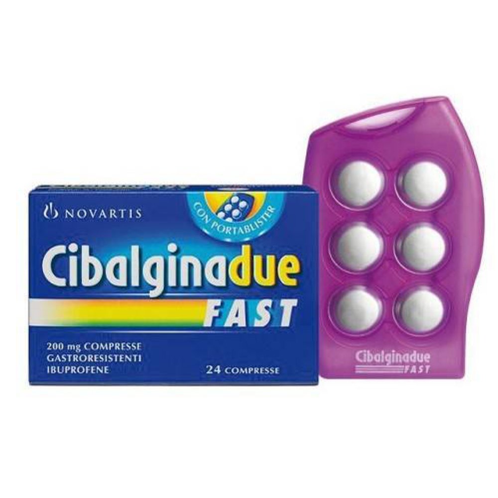 CIBALGINA DUE FAST 200MG 24CPR GASTRORESISTENTI