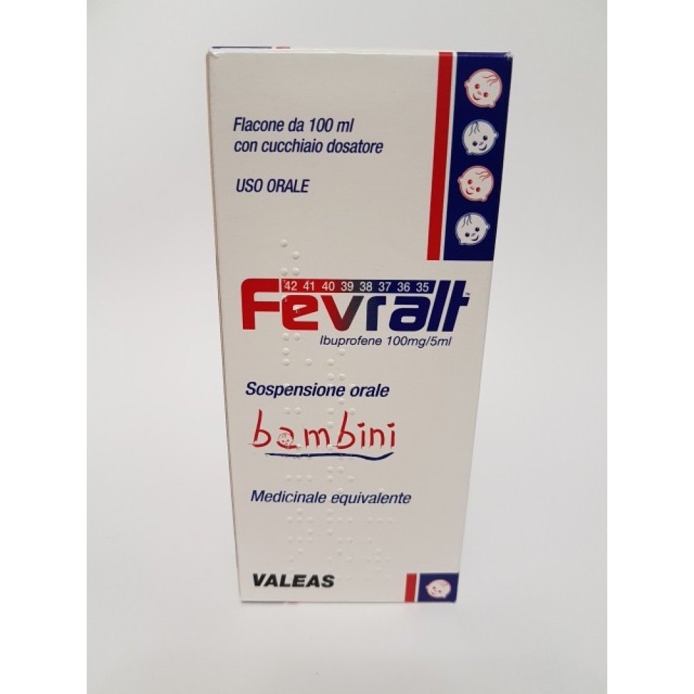 FEVRALT BAMBINI 100MG/5ML SOS 1FL 100ML