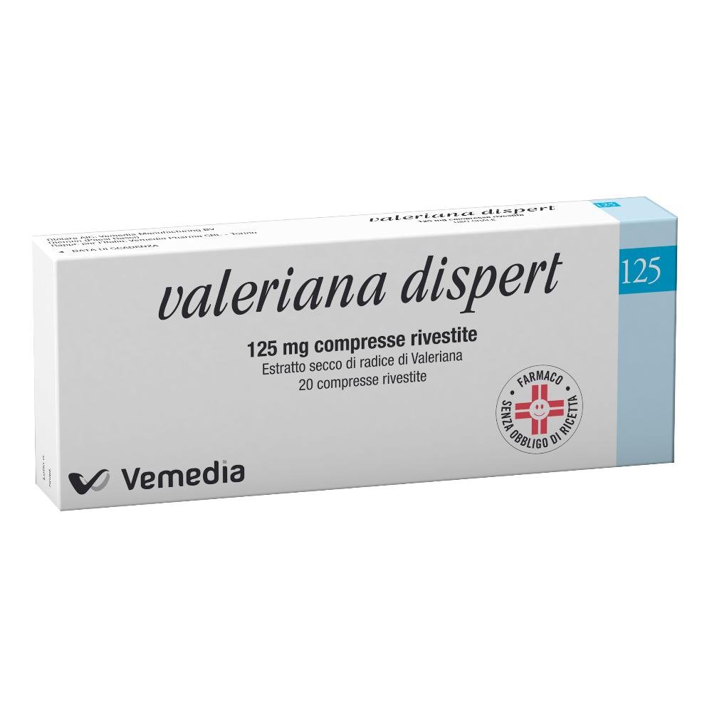 VALERIANA DISPERT*20 cpr riv 125 mg