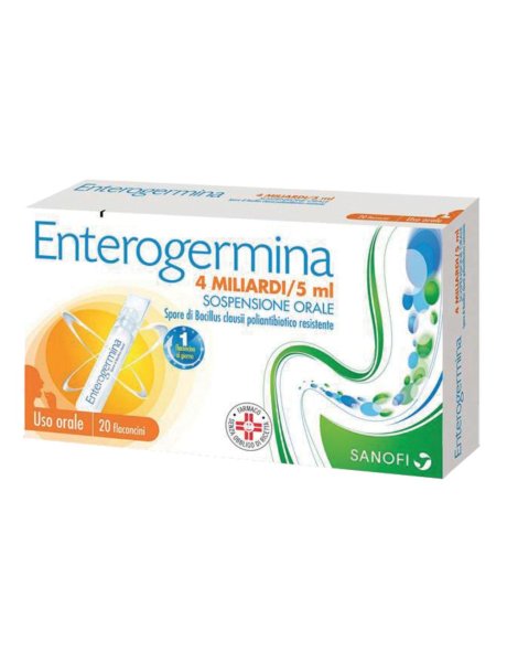 ENTEROGERMINA*orale sosp 20 flaconcini 4 mld 5 ml