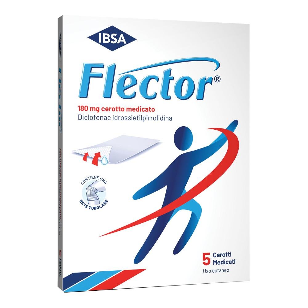 FLECTOR 5 cerotti medicati 180 mg