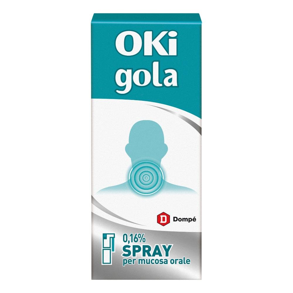 OKI GOLA*spray mucosa orale 15 ml 0,16%