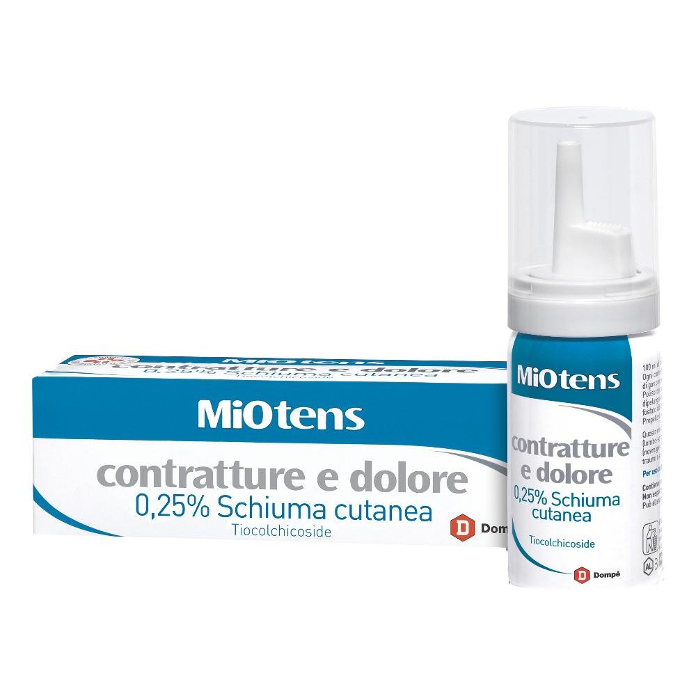 MIOTENS CONTRATTURE E DOLORE*schiuma cutanea 30 ml 0,25%
