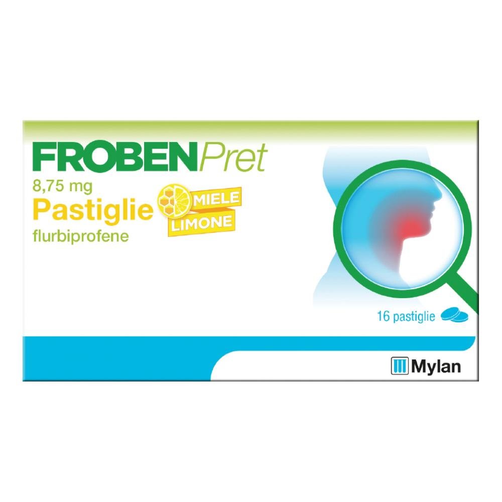 FROBENPRET*16 pastiglie 8,75 mg limone miele