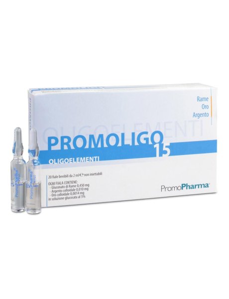 PROMOLIGO 15 RAME/ORO/ARGENTO 20 FIALE 2 ML